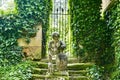 Manicured garden at Manor dÃ¢â¬â¢Eyrignac Royalty Free Stock Photo